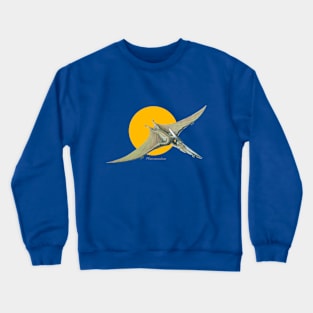 Pteranodon Cut Out (with Orange Disc) Crewneck Sweatshirt